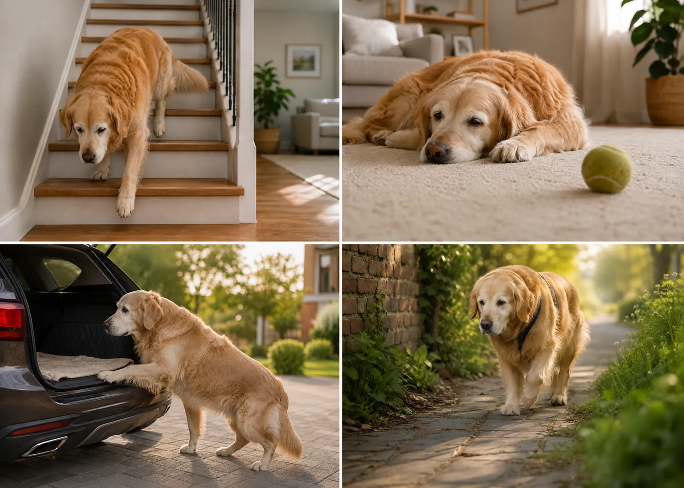 Dog in everyday movement
